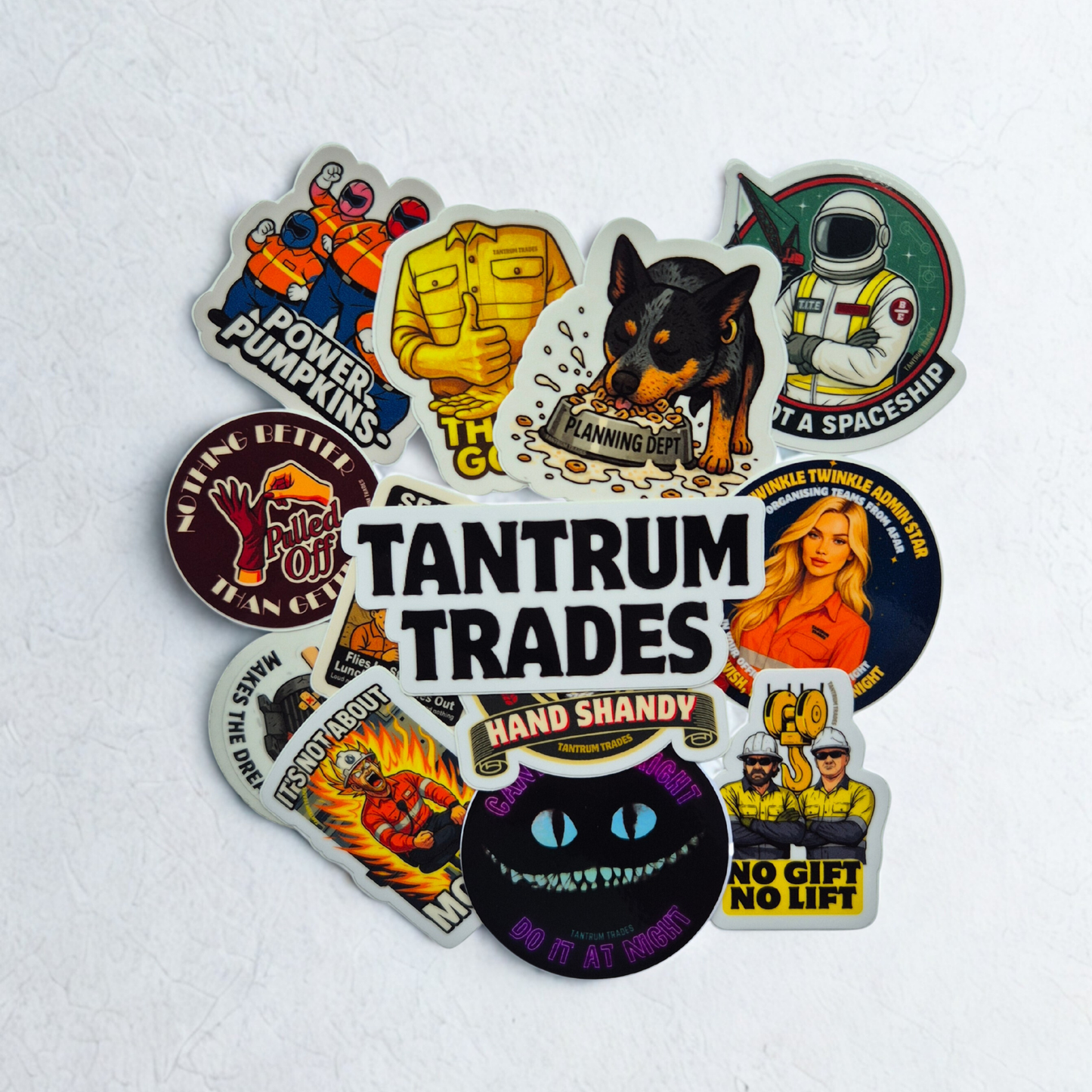 The Tradie Pack - 12PC Sticker Pack (1st Edition)
